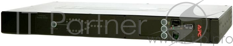 APC Rack ATS, 230V, 16A, (2) IEC 309 in, (1) IEC 309 out