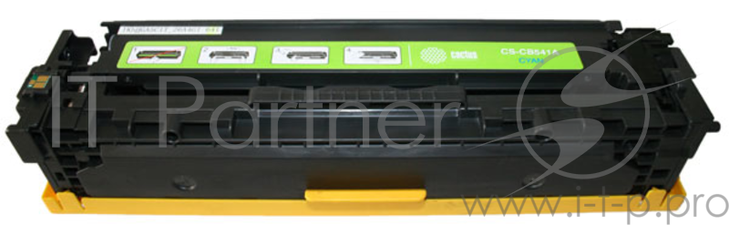 Картридж Cactus (CB541A) для HP Color LaserJet CP1215/1515/CM1312, №125A C, 1.4K