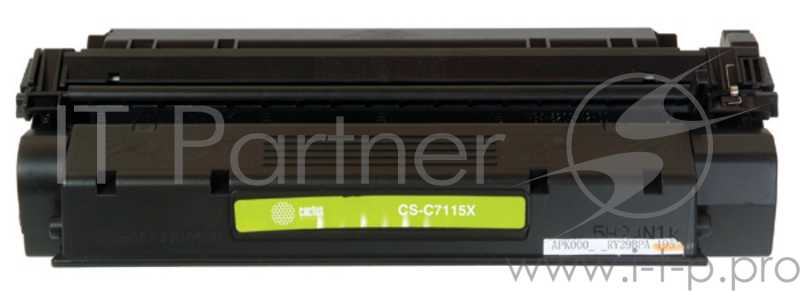 Картридж Cactus (C7115X) для HP LaserJet 1000/1005/1200/1220/3300/3380, Bk
