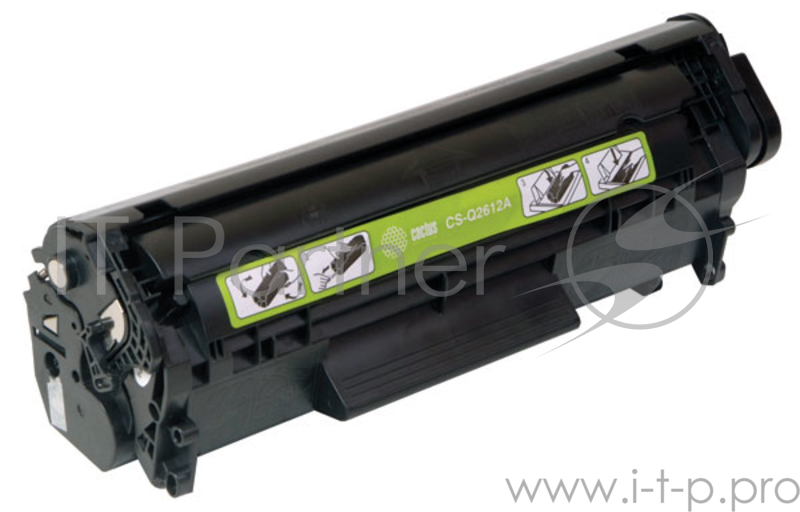 Картридж Cactus (Q2612AS) для HP LJ 1010/1012/1015/1018, Bk
