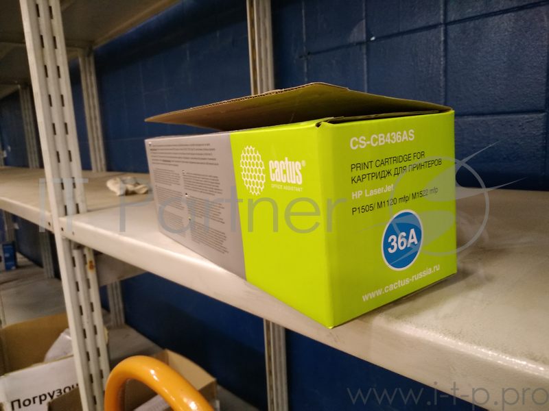 Картридж Cactus (CB436A) для HP LJ P1505/M1120 mfp/M1522 mfp, Bk, 2K