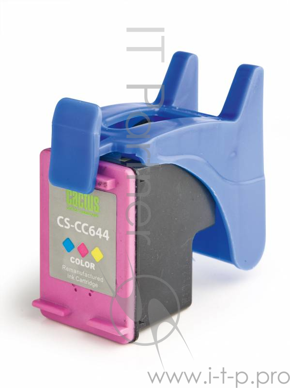 Расходные материалы CACTUS CC644HE Картридж струйный Cactus CS-CC644 трехцветный для №121XL HP DeskJet D1663/D2563/D2663/D5563/F2423 (18ml)