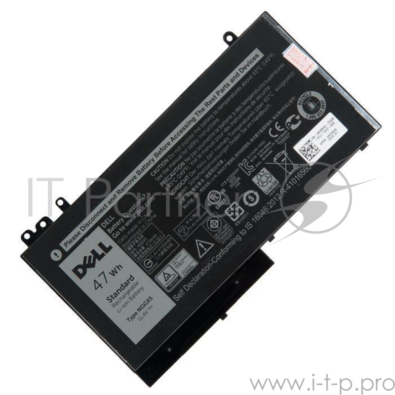 Аккумулятор для Dell для Latitude E5250, 38Wh, 11.1V