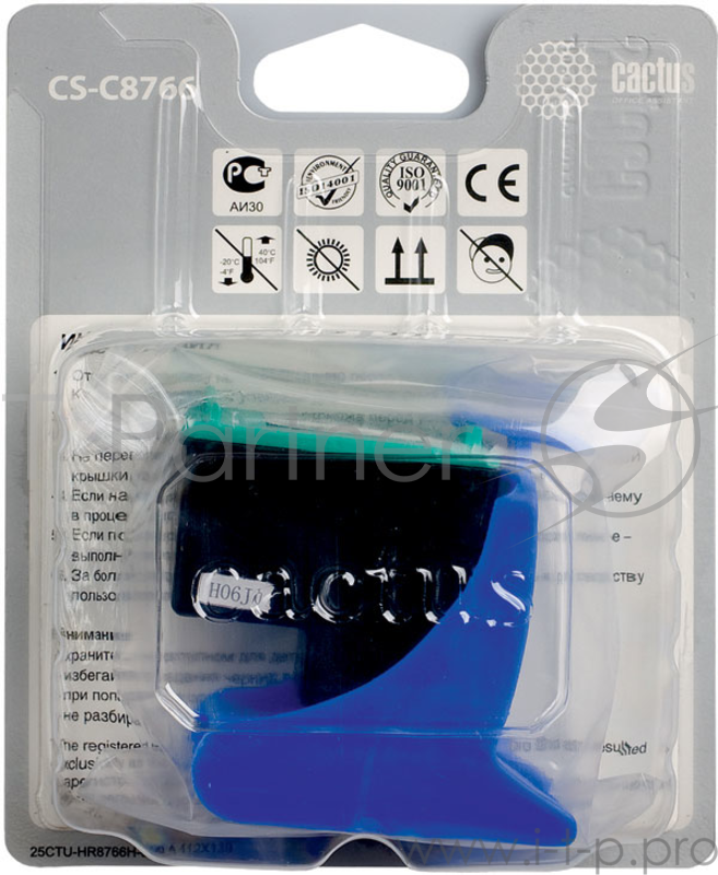 Расходные материалы CACTUS C8766HE Картридж (CS-C8766) №135 (трехцветный) для DeskJet 5743/6543/6843,6213/7313/7413