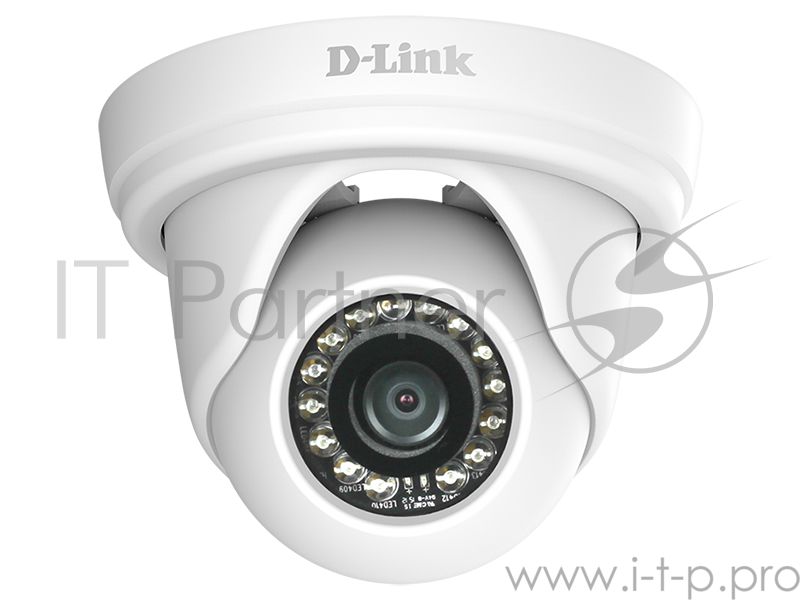 Цифровая камера D-Link DCS-4802E/UPA/A1A/A2A 2 Мп внешняя купольная сетевая Full HD-камера, день/ночь, с ИК-подсветкой до 20 м, PoE и WDR