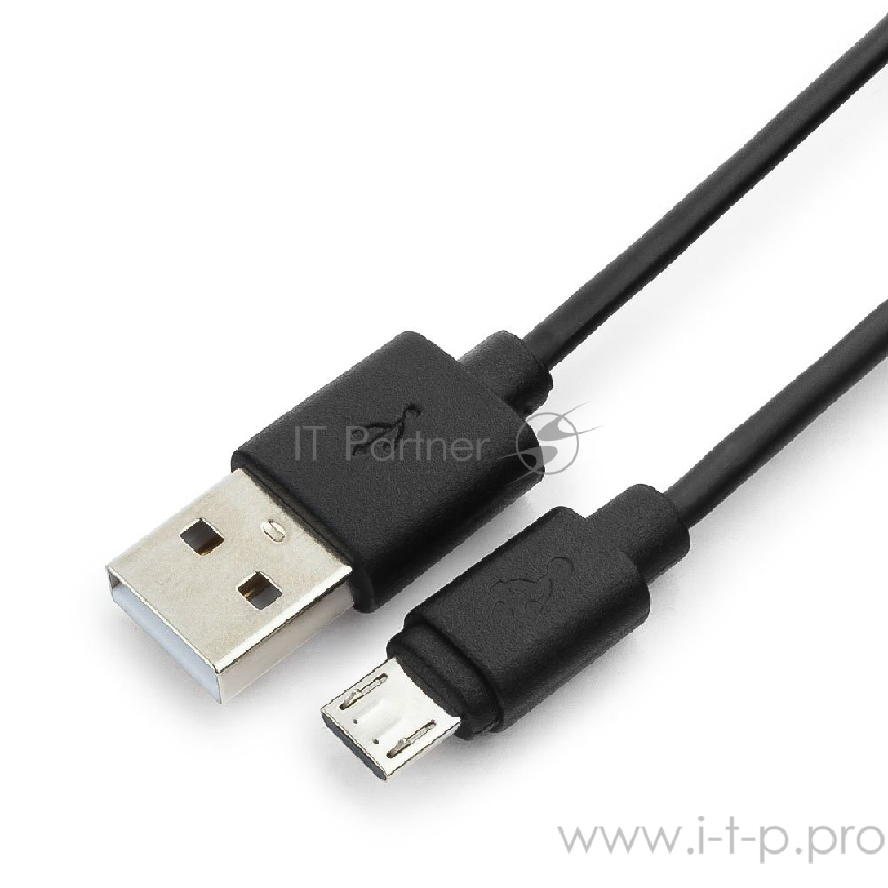 Кабель USB 2.0 Pro Гарнизон GCC-mUSB2-AMBM-1.8M, AM/microBM 5P, 1.8м, черный, пакет