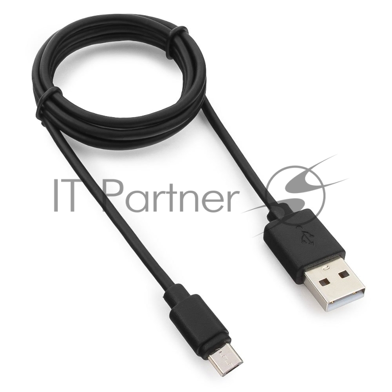 Кабель USB 2.0 Pro Гарнизон GCC-mUSB2-AMBM-1M, AM/microBM 5P, 1м, черный, пакет