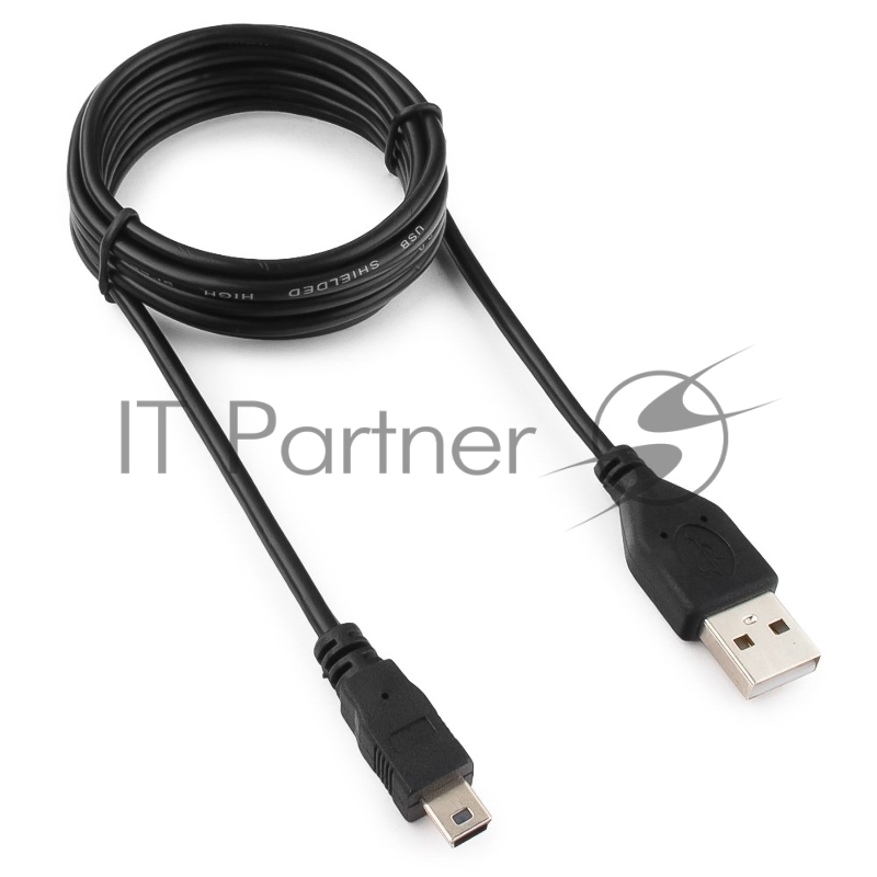 Кабель USB 2.0 Гарнизон GCC-USB2-AM5P-1.8M, AM/miniBM 5P, 1.8м, пакет