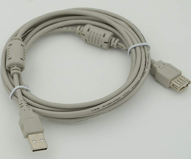 Кабель-удлинитель USB2.0 USB A (m)/USB A (f) 3м феррит.кольца