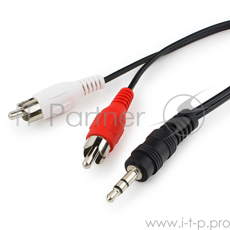 Кабель аудио Cablexpert CCA-458/0.2, джек3.5 / 2xRCA, 0,2м