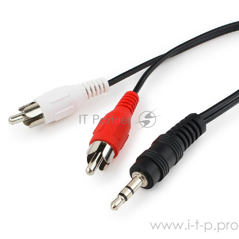 Кабель аудио Cablexpert CCA-458/0.2, джек3.5 / 2xRCA, 0,2м