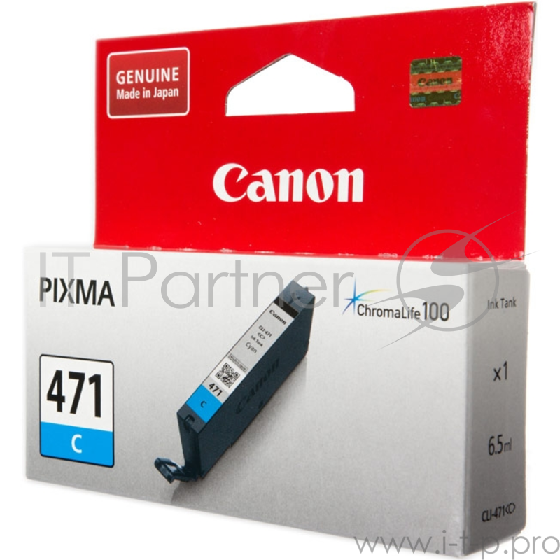Расходные материалы Canon CLI-471C 0401C001 Картридж для PIXMA MG5740/MG6840/MG7740, голубой