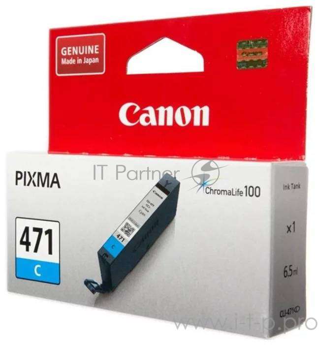 Расходные материалы Canon CLI-471C 0401C001 Картридж для PIXMA MG5740/MG6840/MG7740, голубой