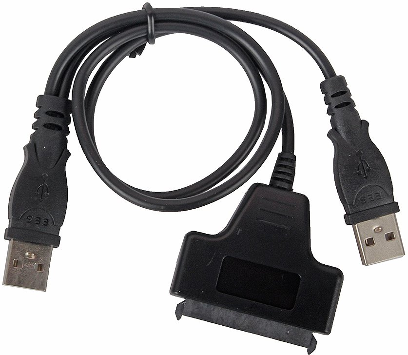 Контроллер Orient UHD-300, адаптер USB 2.0 to SATA SSD и HDD 2.5, двойной кабель подключения