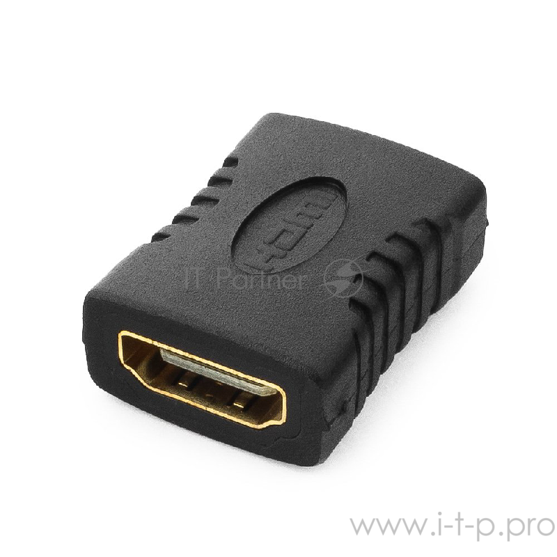 Переходник HDMI-HDMI Cablexpert 19F/19F, золотые разъемы, пакет