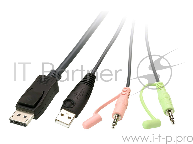 Переключатель KVM ATEN (CS22DP-AT|) KVM, 1 user USB+DisplayPort+AUDIO =) 2 cpu USB+DisplayPort+AUD