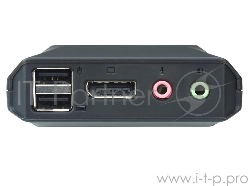 Переключатель KVM ATEN (CS22DP-AT|) KVM, 1 user USB+DisplayPort+AUDIO =) 2 cpu USB+DisplayPort+AUD