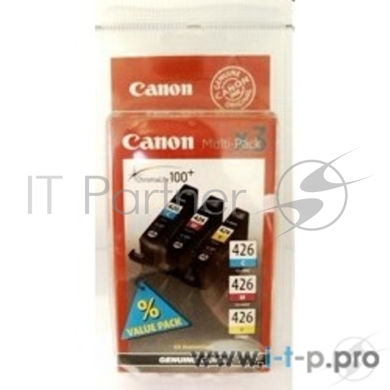 Расходные материалы Canon CLI-426CMY 4557B005/4557B006 Картридж для iP4840/MG5140, Цветной, 446стр.
