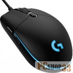 Оптическая мышь Logitech PRO 910-004856, 5кн.+скр., черный (USB2.0)