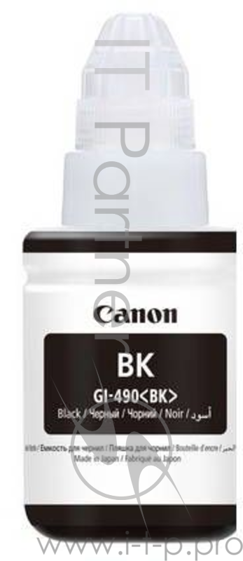 Расходные материалы Canon 0663C001 Чернила Canon GI-490 BK (black), 135 мл