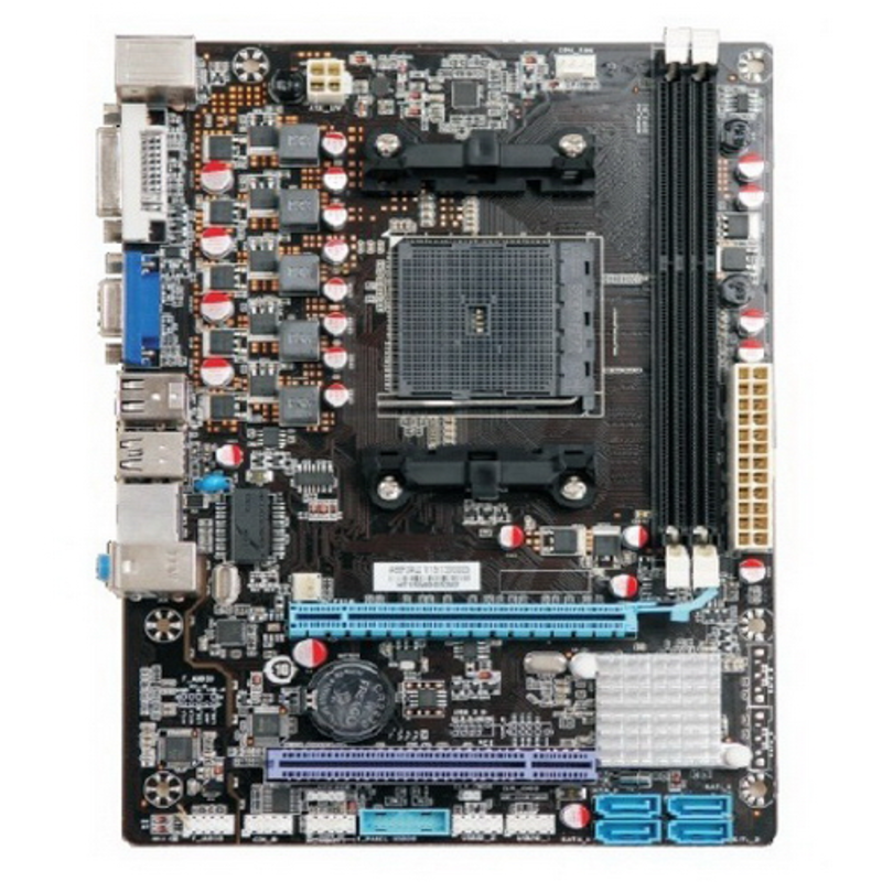 A68F2AL2, Socket FM2+, AMD A68, 2xDDR3-2133, D-SUB, 1xPCI-Ex16x, 1xPCI, 4xSATA3, 6 Ch Audio, GLan, (4+4)xUSB2.0, 2xPS/2, mATX, RTL {20}