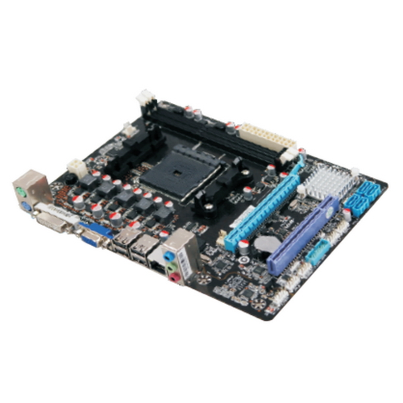A68F2AL2, Socket FM2+, AMD A68, 2xDDR3-2133, D-SUB, 1xPCI-Ex16x, 1xPCI, 4xSATA3, 6 Ch Audio, GLan, (4+4)xUSB2.0, 2xPS/2, mATX, RTL {20}