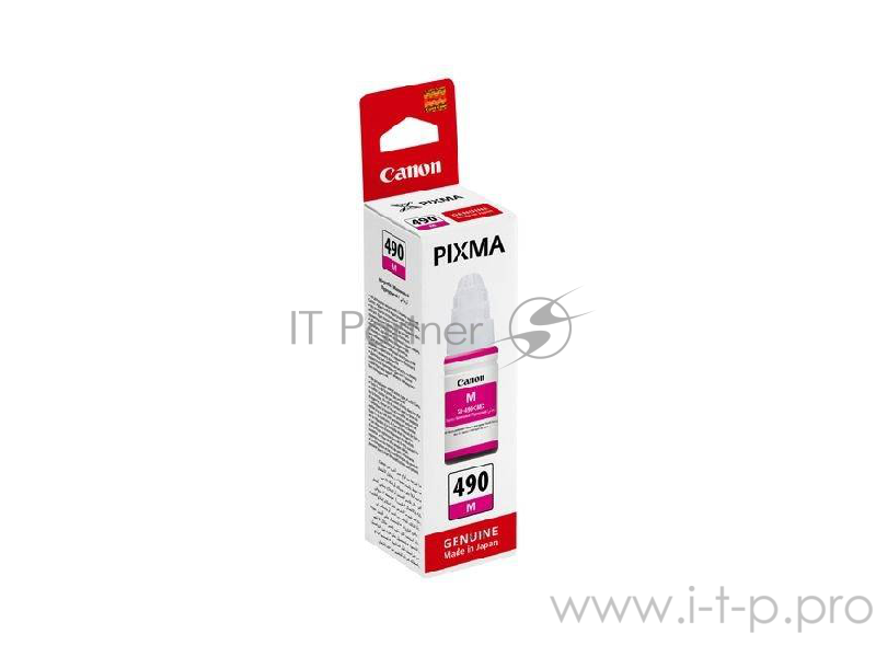 Расходные материалы Canon 0665C001 Чернила Canon GI-490 M (magenta), 70 мл