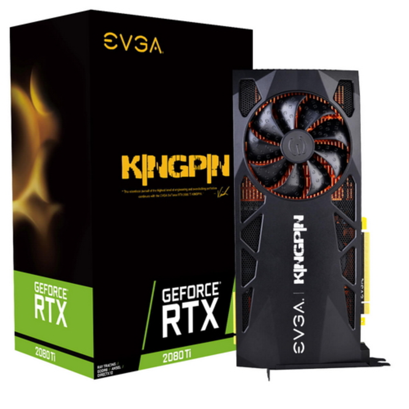 Видеокарта EVGA RTX 20802080Ti, 11G-P4-2589-KR KPEHYBRID,iCX2,TypeC+HDMI+3DP