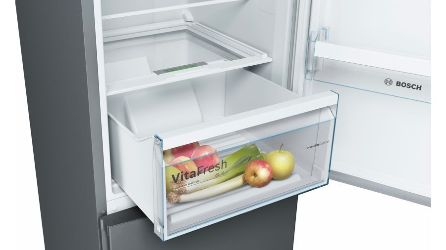 Холодильник Bosch KGN39VC2AR темно-серый (двухкамерный)