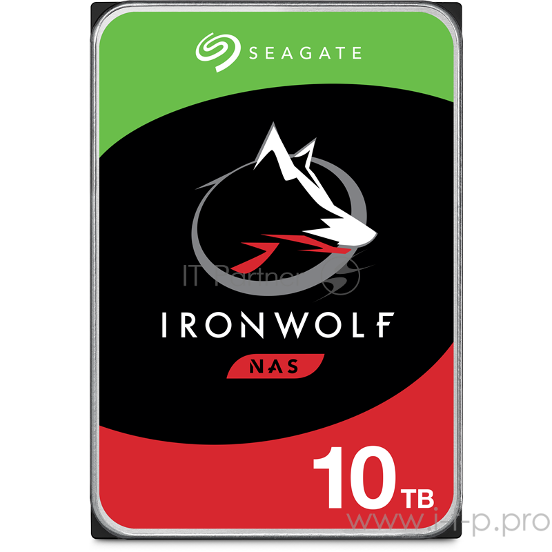 Жесткий диск 10TB Seagate Ironwolf (ST10000VN0004) {SATA 6.0Gb/s, 7200 rpm, 256mb buffer, 3.5