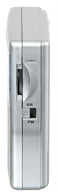 Радиоприемник портативный Hyundai H-PSR100 серебристый