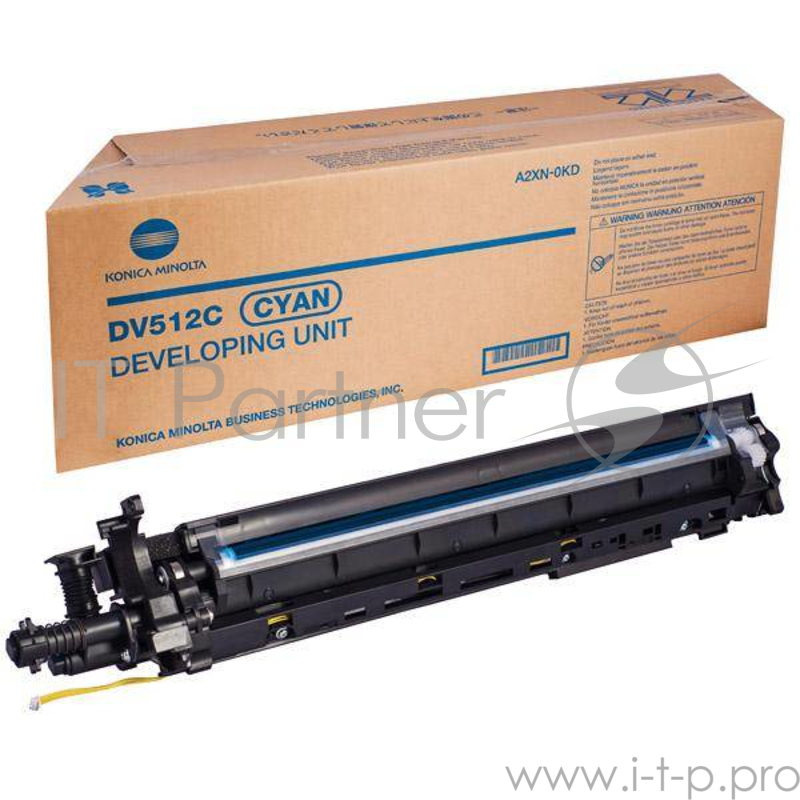 Блок проявки Konica-Minolta bizhub C224/284/364/454/554 синий DV-512C