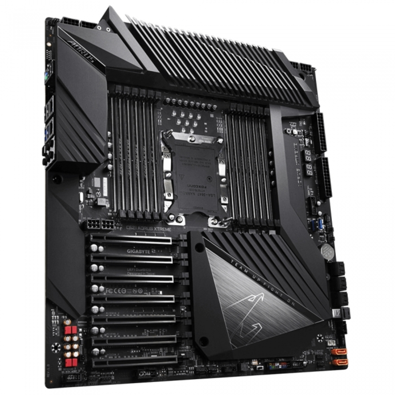 C621 AORUS XTREME, Socket 3647, Intel®C621, 12xDDR4-2667, 7xPCI-Ex16, 8xSATA3,(RAID 0/1/5/10), 1xU.2, 8 Ch Audio, 2xGLan, (4+2)xUSB2.0, (2+5)xUSB3.1, 1xPS/2, ATX, RTL, {1}