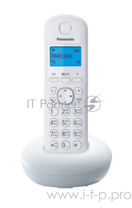 Телефон Panasonic KX-TGB210RUW белый Радиотелефон