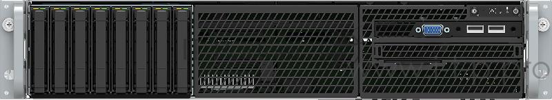 Серверная платформа Intel® Server System R2208WF0ZSR 2U, 2 x Socket 3647, Xeon SP CLX, Intel C624, 24xDDR4 ECC REG DIMMs 2133/2400/2666/2933 MHz, DCPMM Support, No onboard LAN, 8xHS HDD 2,5 SATA/SAS/NVMe, 6xPCI-E x8+IOM Conn+RM Conn, OCP support, 1x1