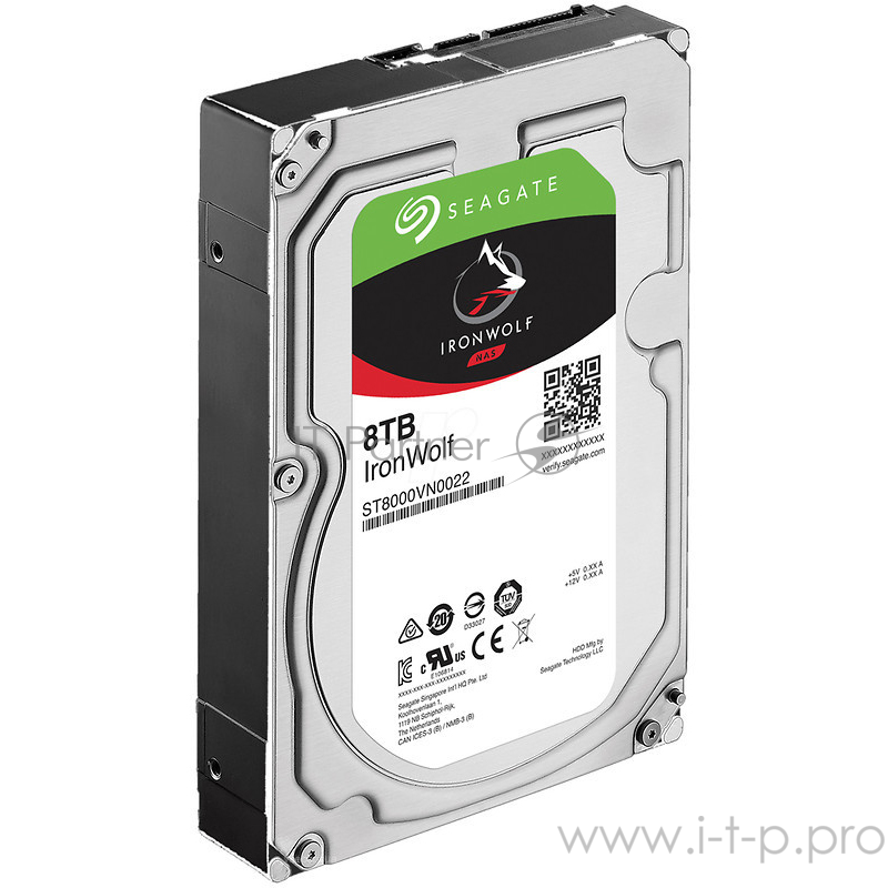 Жесткий диск SATA 8TB 7200RPM 6GB/S 256MB ST8000VN004 SEAGATE
