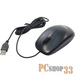 Оптическая мышь Logitech M100 910-005003, 2кн.+скр., серый (USB)