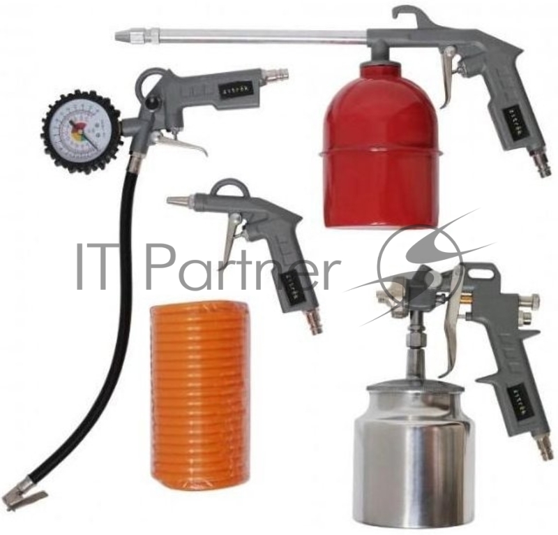 Zitrek Набор пневмоинструмента 5PCS 5 предметов, краскораспылитель с верхним бачком 018-0904