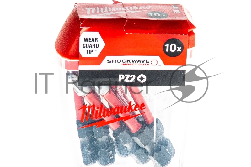 Milwaukee Насадка Milwaukee SHOCKWAVE PZ2 50мм 10шт 4932430866