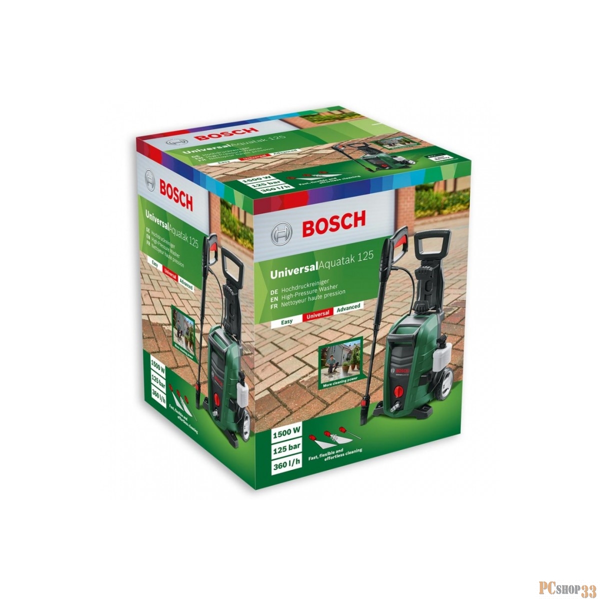 Очиститель высокого давления BOSCH UniversalAquatak 125 06008A7A00