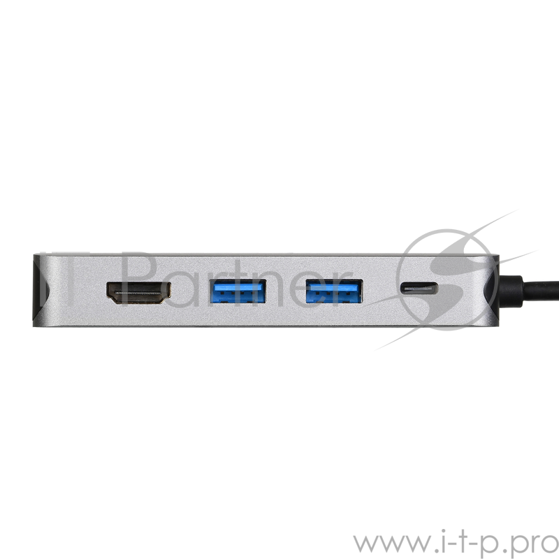 Fusion C108 Адаптер 8-в-1 USB-C в 3xUSB3.0/HDMI/LAN/SD/mSD/PD-90W (ACD-C108-PAL) RTL {50}