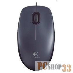 Оптическая мышь Logitech M90 Mouse, 2кн.+скр., черный (USB)