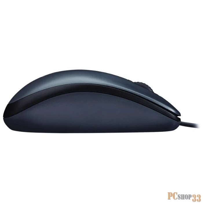 Оптическая мышь Logitech M90 Mouse, 2кн.+скр., черный (USB)