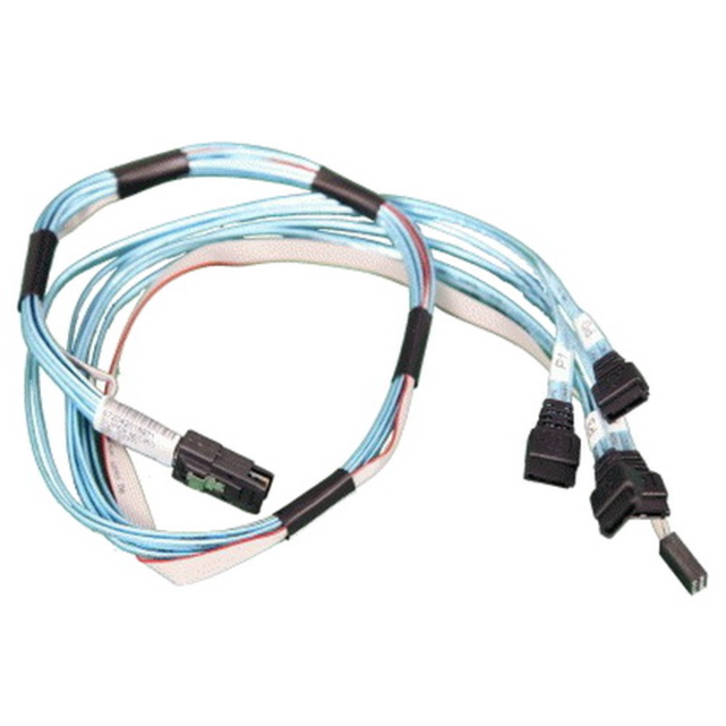 Опция к серверу Сервер.опция SuperMicro CBL-0237L SFF-8087 - 4SATA, 0.7м