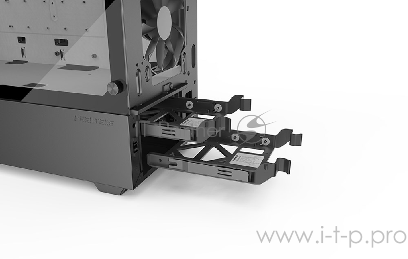 Корпус PHANTEKS Eclipse P350X, Black-White, Digital RGB Lighting, боковая панель Tempered Glass, Mid-Tower