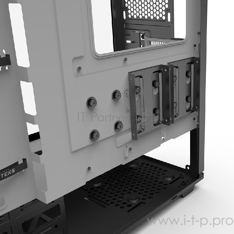 Корпус PHANTEKS Eclipse P350X, Black-White, Digital RGB Lighting, боковая панель Tempered Glass, Mid-Tower