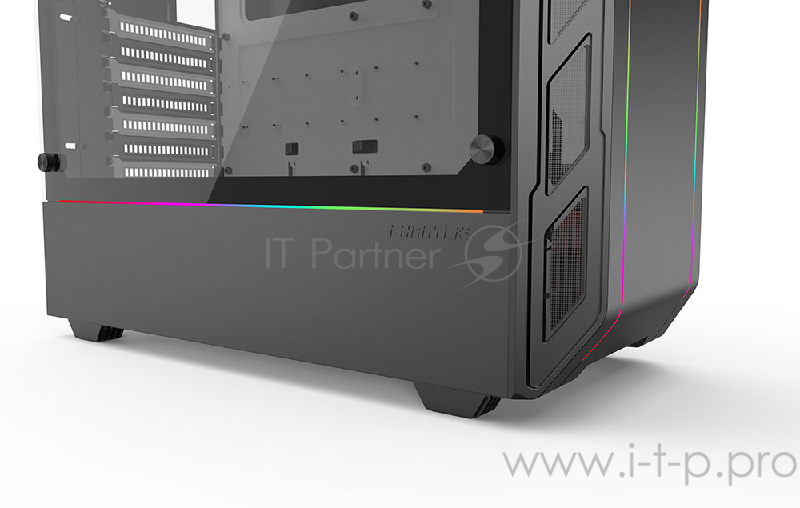 Корпус PHANTEKS Eclipse P350X, Black-White, Digital RGB Lighting, боковая панель Tempered Glass, Mid-Tower