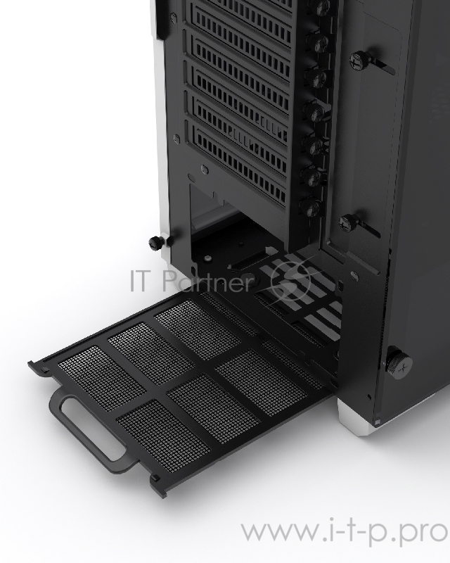 Корпус PHANTEKS Eclipse P400, Glacier White, RGB LED иллюминация, боковая панель Tempered Glass, Mid-Tower