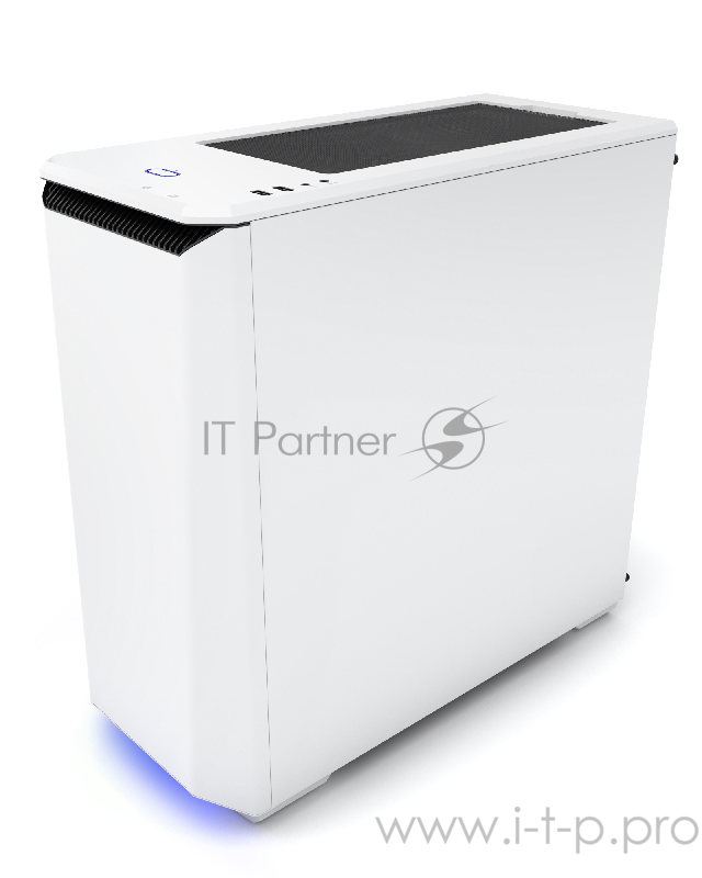 Корпус PHANTEKS Eclipse P400, Glacier White, RGB LED иллюминация, боковая панель Tempered Glass, Mid-Tower