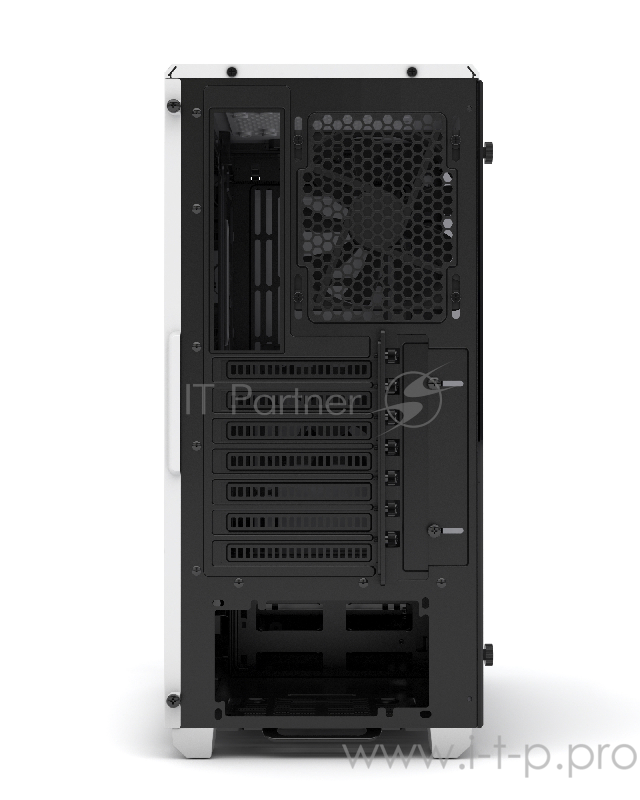 Корпус PHANTEKS Eclipse P400, Glacier White, RGB LED иллюминация, боковая панель Tempered Glass, Mid-Tower